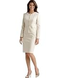 Calvin Klein Rounded Collar Jacket Skirt Suit