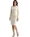Calvin Klein Rounded Collar Jacket Skirt Suit