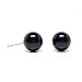 HinsonGayle AAA 6.5-7.0mm Black Cultured Pearl Stud Earrings (14K White Gold)