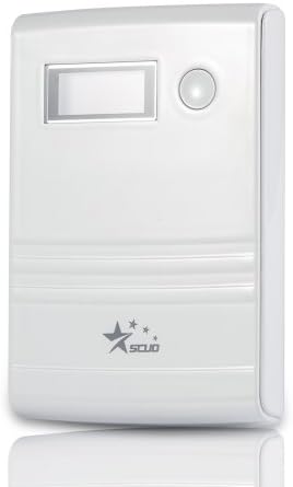 SCUD LED Flashlight 10400mAh (White) Dual USB 5V/3A High Capacity Backup External Battery Power Bank Charger Pack for iPhone 4/4S/5S/5C/5, HTC Desire/G11/G10, Samsung Galaxy Note 3/Note2/S4/S3, Motorola, LG Android Smart Phones, Tablets