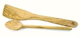 Berard Olive Wood Duo, Spatula and Stew Spoon