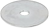 Large OD Flat Washer, Steel, #8 Bolt Size, 0.203" ID, 0.750" OD, 0.051-0.080" Thick, Made In USA, Pack Of 100