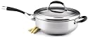 Circulon Steel Elite Stainless Steel Covered Chefs Pan, 26 cm