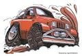 Kool Art - Jeep Wrangler Muddin' - Sticker / Decal