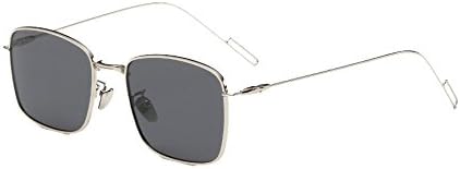 Glasses Queen AU817-Women Vintage Classic UV 400 Aviator Sunglasses(Silver-Grey)