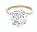 Certified 1.01 Carat K I2 Round Cut Diamond Engagement Solitaire Ring in 18ct Solid Yellow Gold