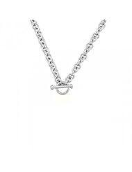 Bling Jewelry 925 Sterling Silver Rolo Chain 180 Gauge Toggle Charm Necklace