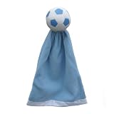 Plush Blue Colored Soccer Ball with Attached Security Blanket by Coed Sportswear