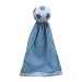 Plush Blue Colored Soccer Ball with Attached Security Blanket by Coed Sportswear