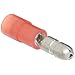 Morris Products 12052 Bullet Disconnect, Double Crimp, Nylon Insulated, Red, 22-16 Wire Size 0.157"   (Pack of 100)