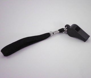 Acme Thunderer 660 Black Whistle with Matching Wrist Lanyard