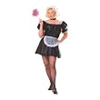 Plus Size French Maid Costume (Feather duster not included)