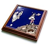 Londons Times Funny Music Cartoons - Michael Jackson Collectible, Real Moonwalk - Trivets