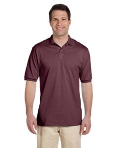 Jerzees Adult Jersey Polo with SpotShield - Maroon - L