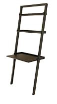 Winsome Wood Black 5-Tier Leaning Desk