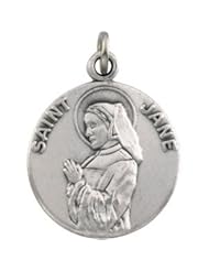 14K Yellow Gold 18.00 mm St. Jane Medal