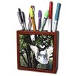 Edmond Hogge Jr Birds - Take Off - Tile Pen Holders-5 inch tile pen holder