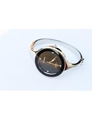 Elegent fashion round face ladys womens bracelet bangle wrist quartz watch