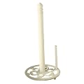 Premier Housewares Cast Iron Kitchen Roll Holder, Cream