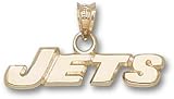 New York Jets "Jets" 1/4" Gold Plated Charm/Pendant