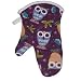 Sassy Cook'n 027568A Purple Peepers Oven Mitt
