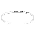 Sterling Silver I'm the Queen Bracelet