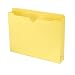 Smead Jacket, Letter, Straight, 2-Inch Expansion, Yellow, 50 per Box (75571)