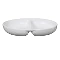 2-Section Porcelain Dish