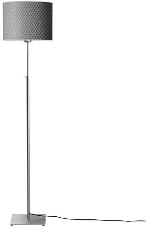 3 X Ikea 001.908.30 Alang Floor Lamp, Nickel Plated Gray PackageQuantity: 3 Color: Gray Model:
