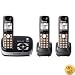 Panasonic KX-TG6533B DECT 6.0 PLUS Expandable Digital Cordless Answering System with 3 Handsets