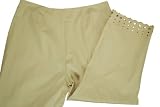 Jones New York Stretch Plain Front Capris