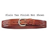 B4 Ranger Belt, Plain, Tan, Nickel Buckle, Size 40