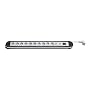 Goobay NK Protector 5-10 Steckdosenleiste (1,4 m Zuleitung, �berspannungs und Temperaturschutz, 10-fach Schutzkontakt) schwarz/wei�