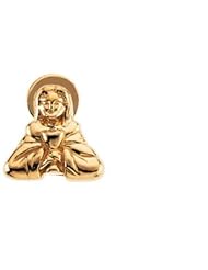 14.00X12.50 MM 14K White Gold Jesus Lapel Pin