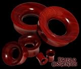 Pair Organic Bloodwood Eyelet Tunnel Plugs 7/16