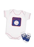 Mud Pie Baby Little Champ Little Slugger Baby Sox Onesie Set