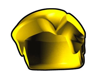 Buy Yellow Mullet Hairpiece - LEGO Compatible Minifigure Piece Best Price.