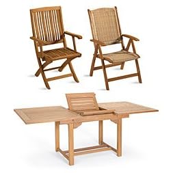 Copper Hill Medium Butterfly Table And 4 Chairs-High-Back Wicker Armchair by Plow & Hearth