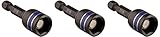 Irwin Tools 1837543 Impact Performance Series Nut Setter (3 Pack), 7/16' [並行輸入品]
