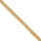 10k Diamond-cut Triple Rope Bracelet - 7 Inch