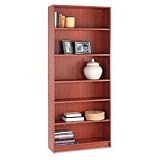 HON 1877 1870 Series 84 H Six Shelf Bookcase Finish: Henna Cherry