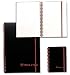 Electronics : Black n' Red A5 polypropylene notebook, feint ruled with elastic closure, EACH