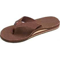 Mens Rainbow Sandals Mens Hemp Double Stack