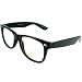 G&G Nerd Glasses Buddy Wayfarer Black Frame Clear Lens