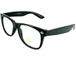 G&G Nerd Glasses Buddy Wayfarer Black Frame Clear Lens