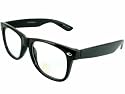 G&G Nerd Glasses Buddy Wayfarer Black Frame Clear Lens