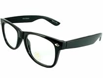 G&G Nerd Glasses Buddy Wayfarer Black Frame Clear Lens