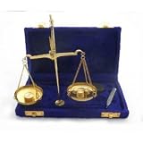 50gm Apothecary Scale with Velvet Box - Decor Item