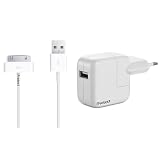 iProtect Premium Zubeh�r SET mit 10W Power Adapter Netzteil / Charger - funktioniert auch mit iPad MINI + USB Datenkabel / Sync Ladekabel Highspeed f�r iPhone 2G, 3G, 3GS, 4, 4S, 4 S // iPod Mini, Photo, Nano 1G, 2G, 3G, 4G // iPod Video, Classic, Touch 1G, 2G // iPad //von "iprotect"
