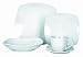 Kitchen & Housewares : Ethos Metro Rounded Square Dinner Set, White, 20 Piece